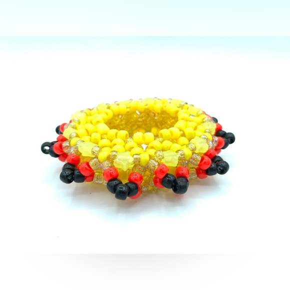 💛”Pokémon Pikachu” 3D UFO Festival Rave EDM Kandi Cuff 💛 - Picture 5 of 6